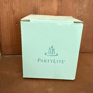 PartyLite Blue 3” Ball Candle Coconut Grove Scent